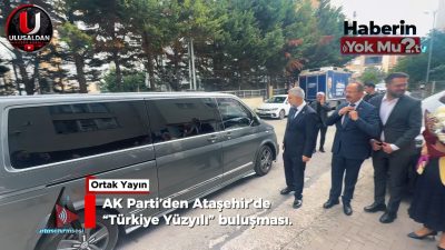 AK Parti’nin “Türkiye Yüzyılı Buluşmaları” kapsamında bugün Ataşehir’de saha çalışması